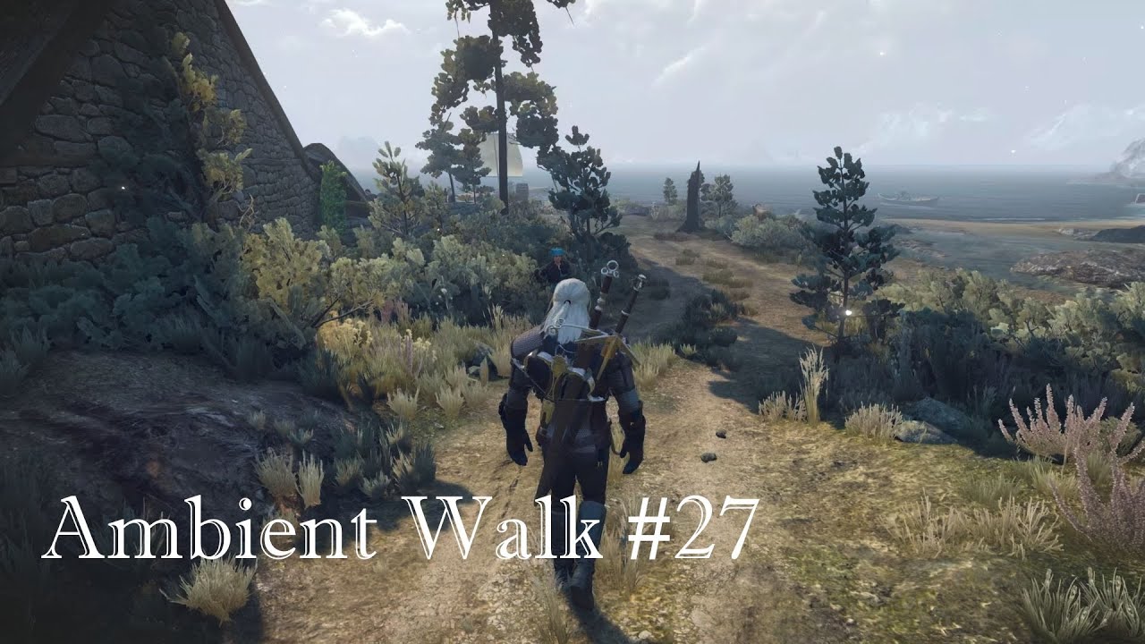 The Witcher 3 – Ambient Morning Walk in Skellige | Urialla Harbor