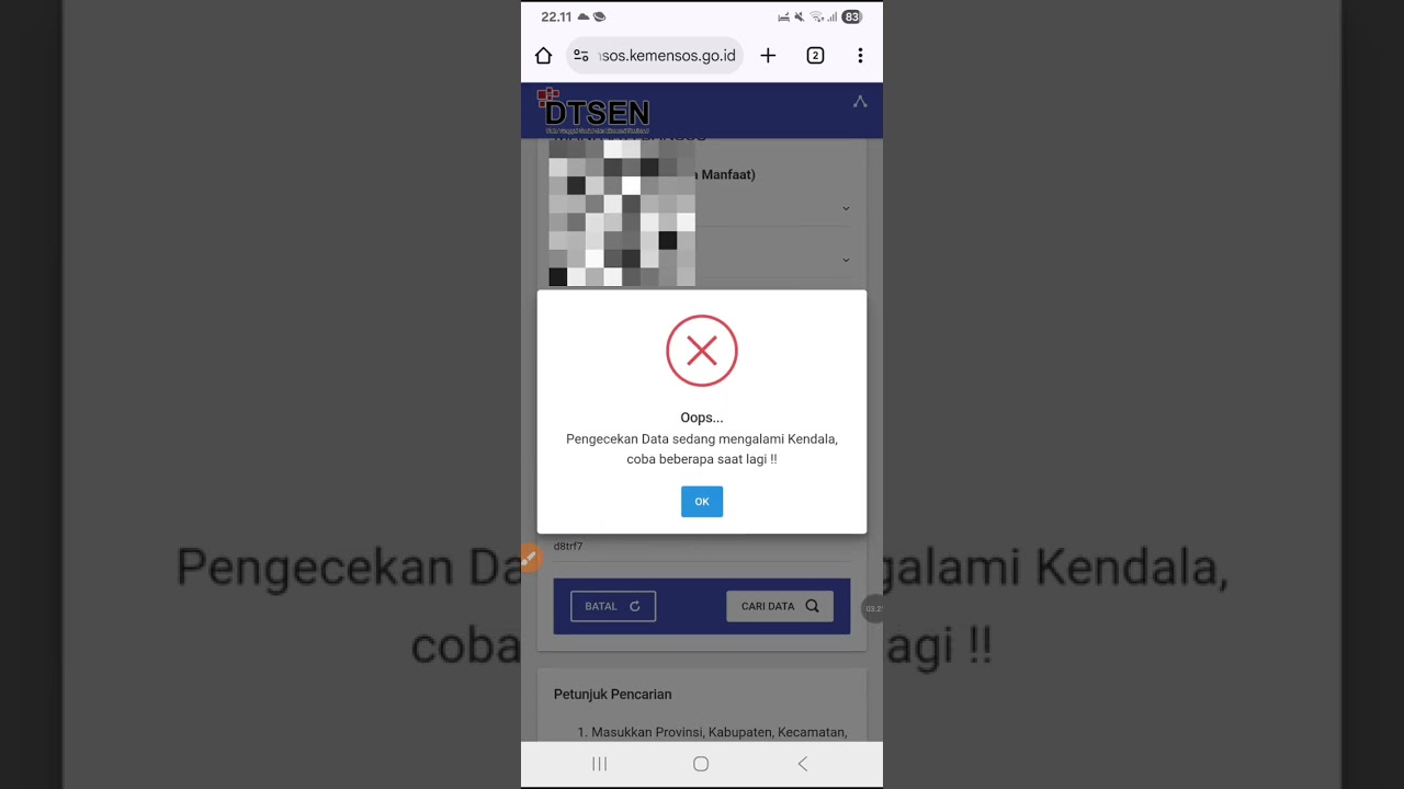Cara Cek Bansos 2025 Lewat HP ~ Cek Data Penerima BLT Kesra dan Bantuan Lainnya