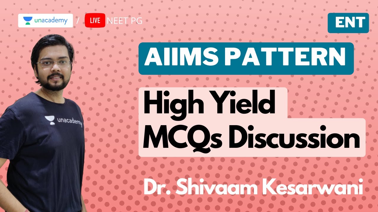 AIIMS pattern | High yield MCQs discussion based on current trends with Dr. Shivaam