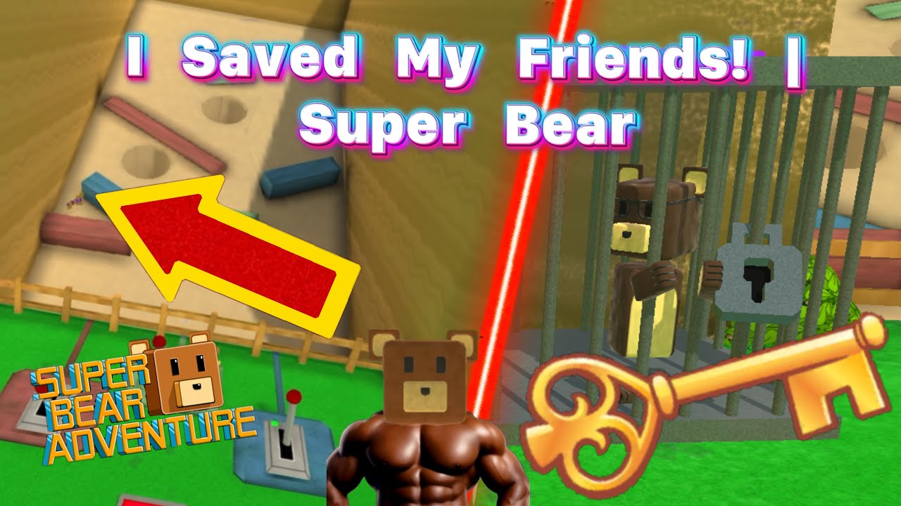 Saving My Friends from the Cage | Super Bear#superbearadventure