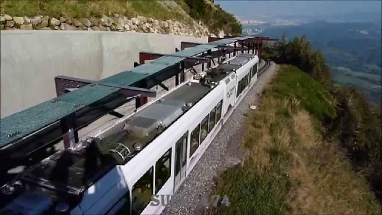 LE PUY DE DOME EN TRAIN (le panoramique des dômes, septembre 2014)