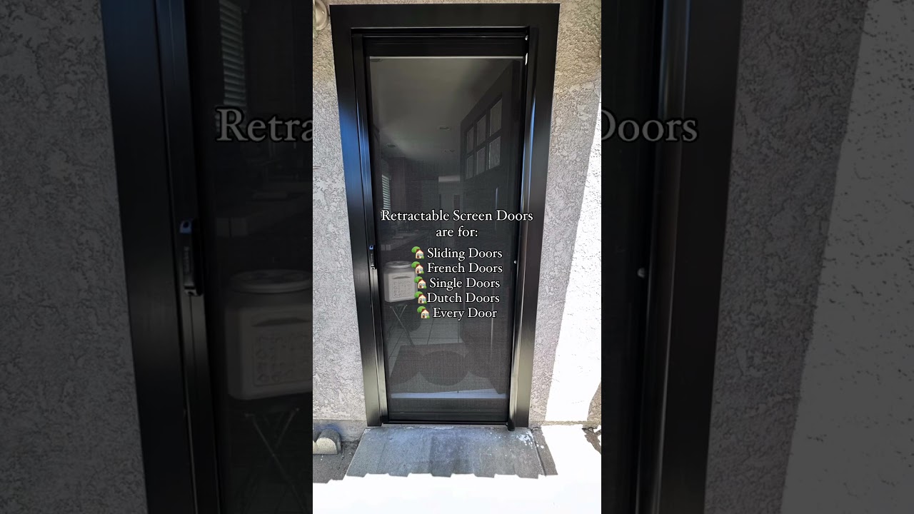 Retractable Screens are for EVERY door.  #homeimprovementideas