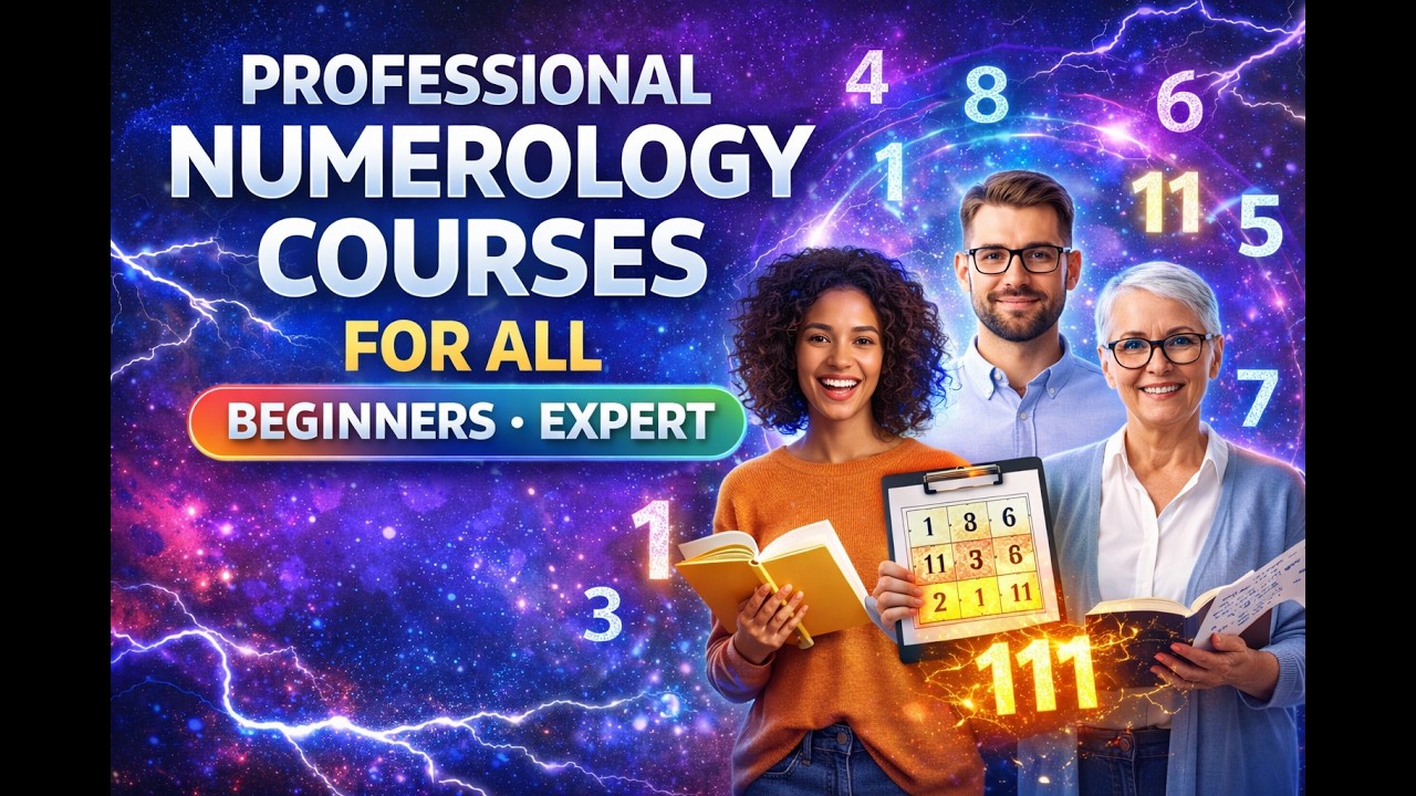 Professional Numerology Courses For All: Beginners to Expert #numerologycourse #onlineclasses #numo