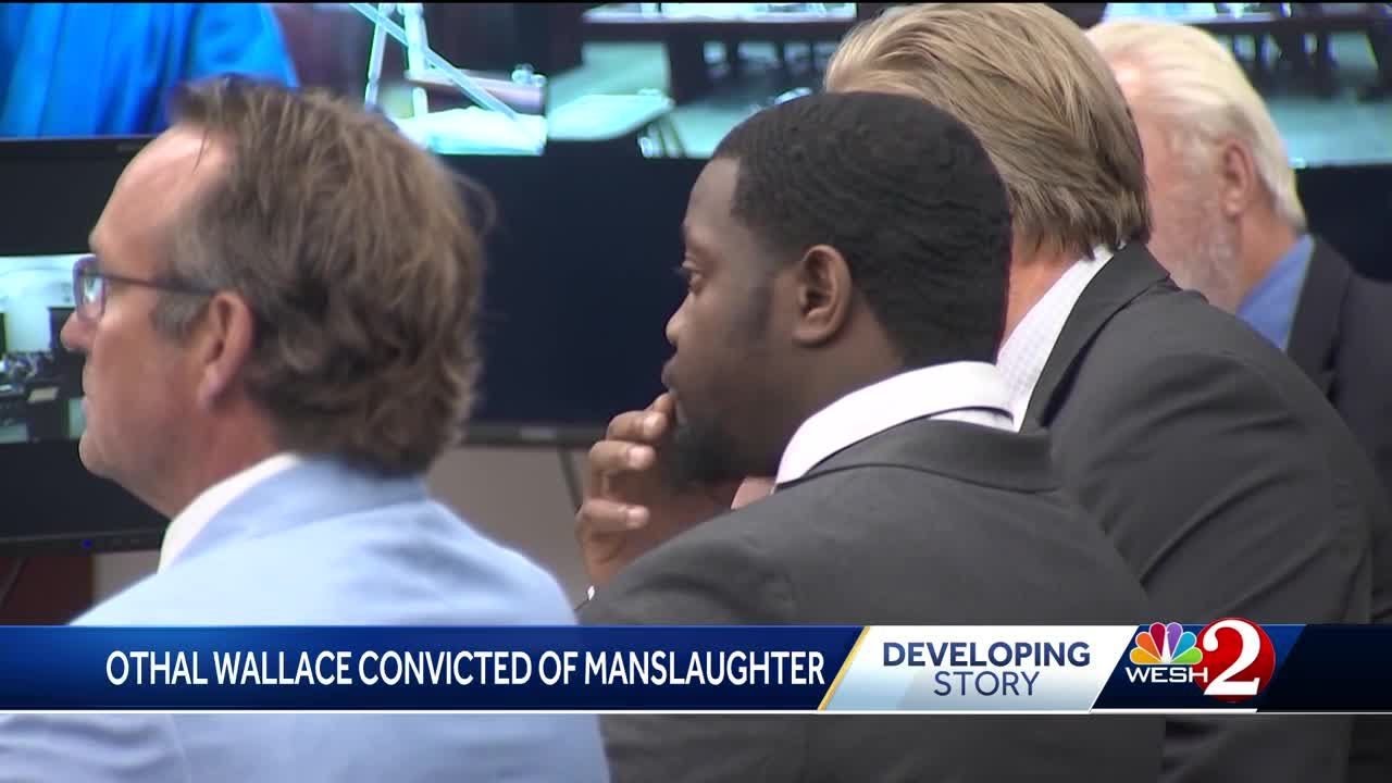 Othal Wallace convicted of manslaughter in killing of Daytona Beach officer