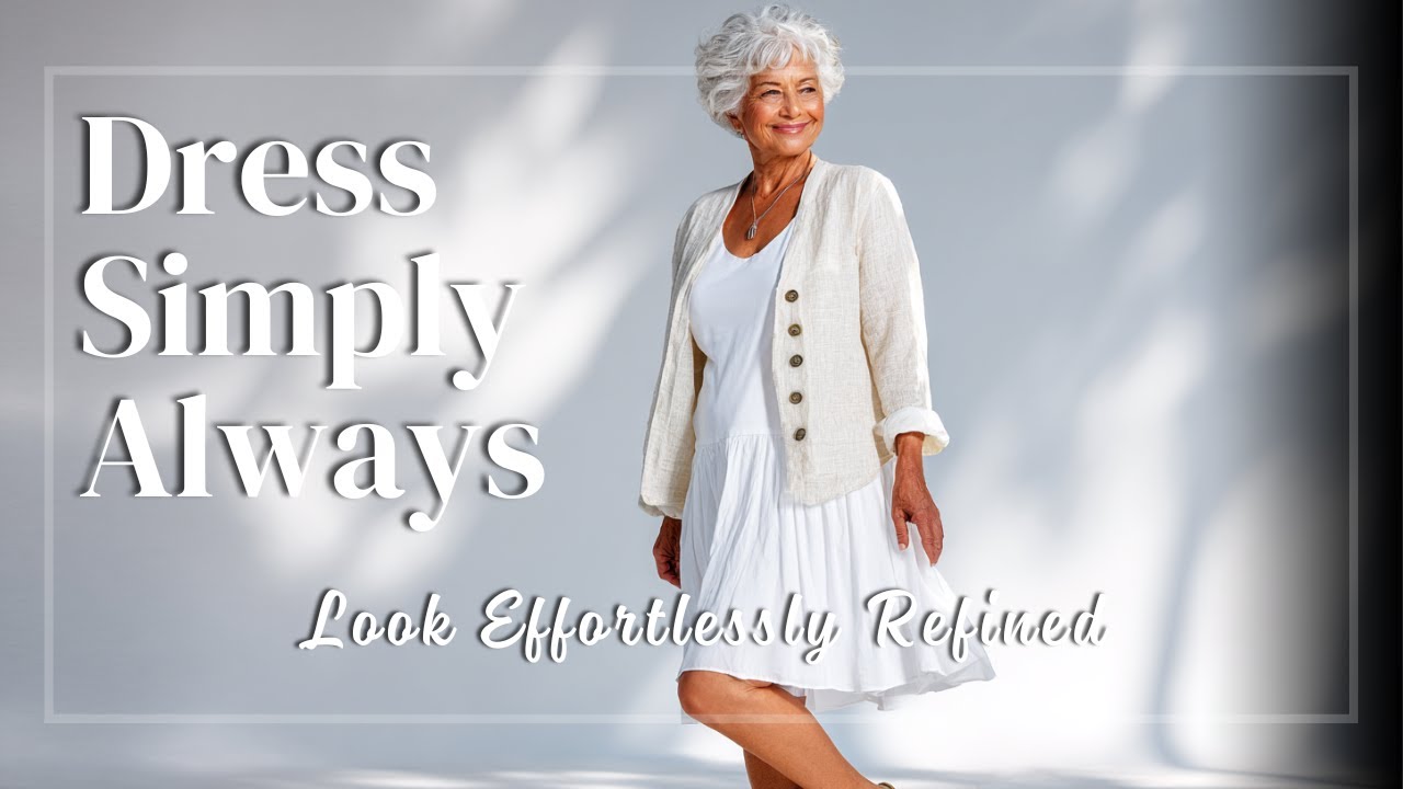 How Elegant Women Over 60 Dress Simply — and Always Look Refined