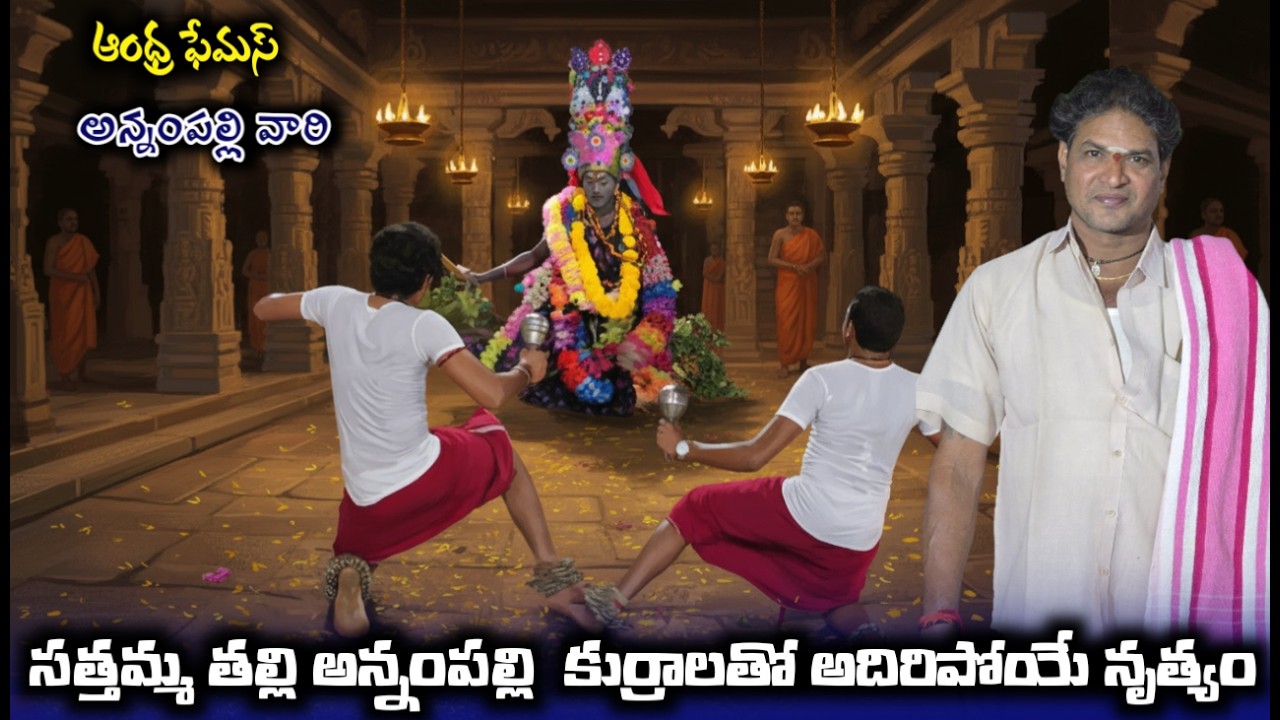 సత్తమ్మ తల్లి అన్నంపల్లి కుర్రాళ్ళతో అదిరిపోయే నృత్యం నడవపల్లి గ్రామంలో