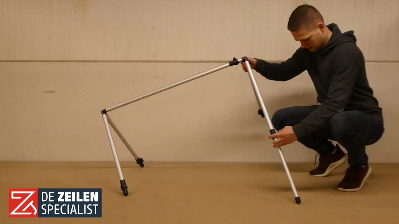 Zeilspanner Support Frame Unboxing + Opbouwen - DeZeilenSpecialist.nl