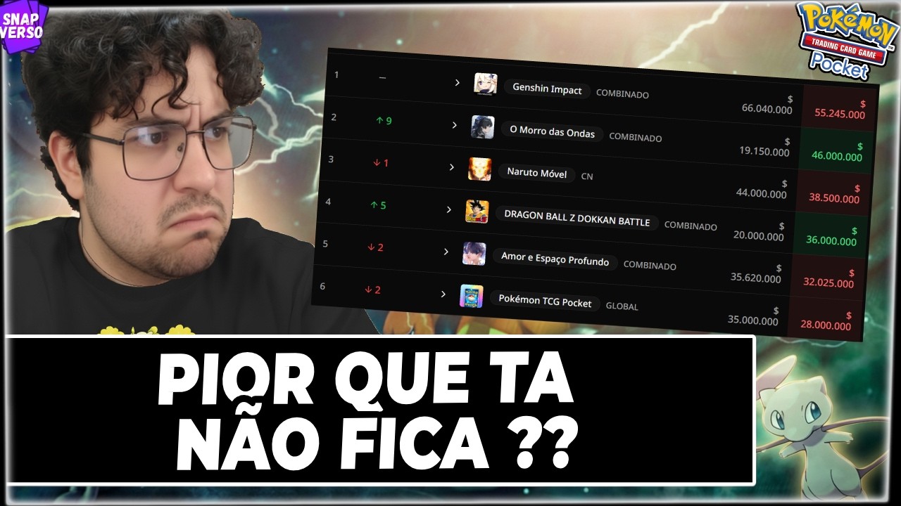 SITUAÇÃO ATUAL DO POCKET E OQUE FAZER PARA MELHORAR !!! - POKEMON TCG POCKET