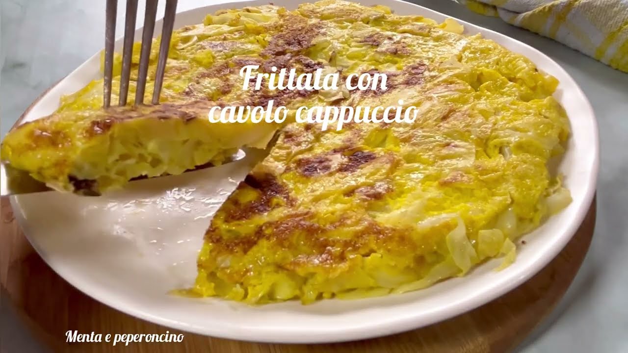 Frittata con cavolo cappuccio