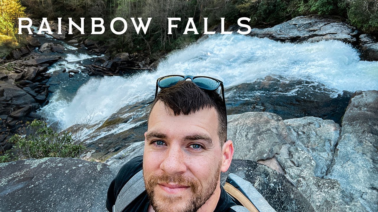 Rainbow Falls NC  - INCREDIBLE Waterfall Hike