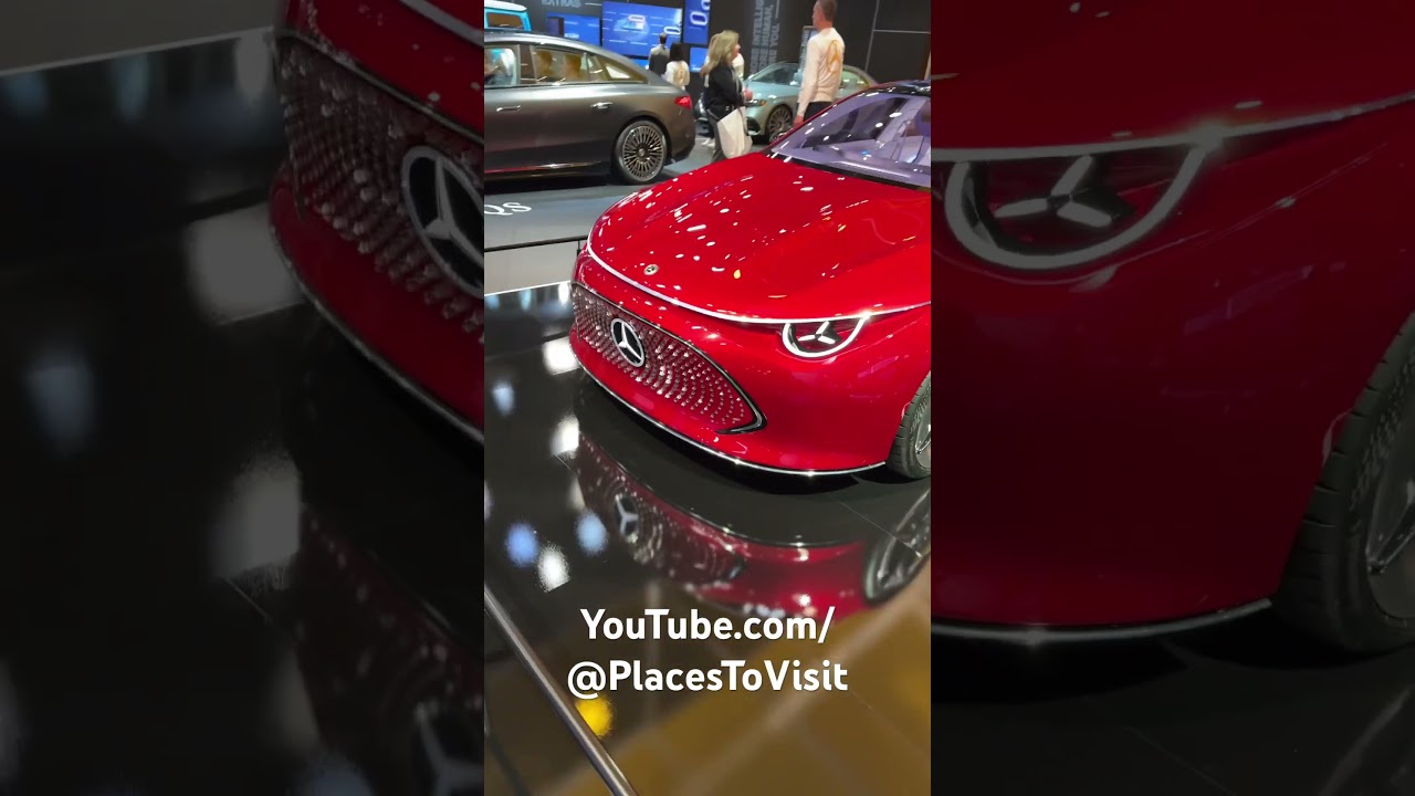 Mercedes-Benz CLA class concept prototype EV electric vehicle car CES 2024