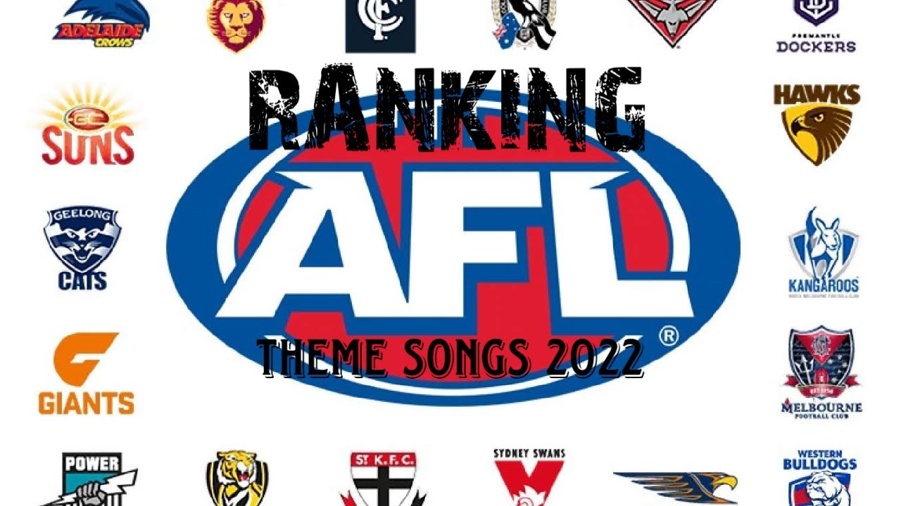 RANKING AFL THEME SONGS (2022)