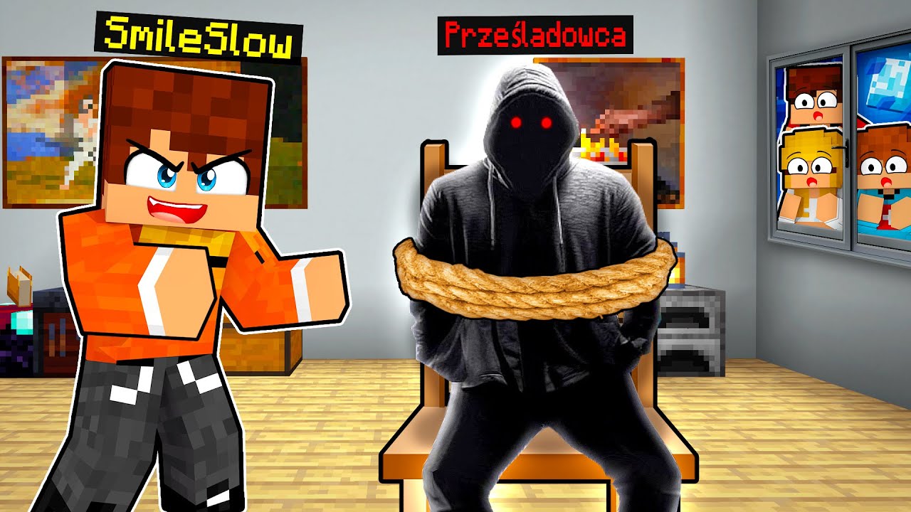 ZWIĄZAŁEM PRZEŚLADOWCE O 3 W NOCY w Minecraft! 😱