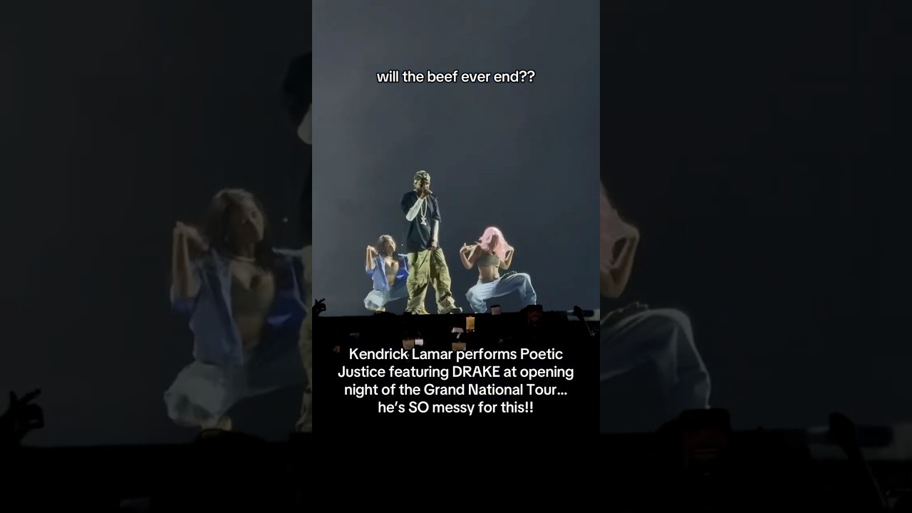 Kendrick Lamar Grand National Tour GNX Poetic Justice Drake Opening Night #kendricklamar #gnxtour