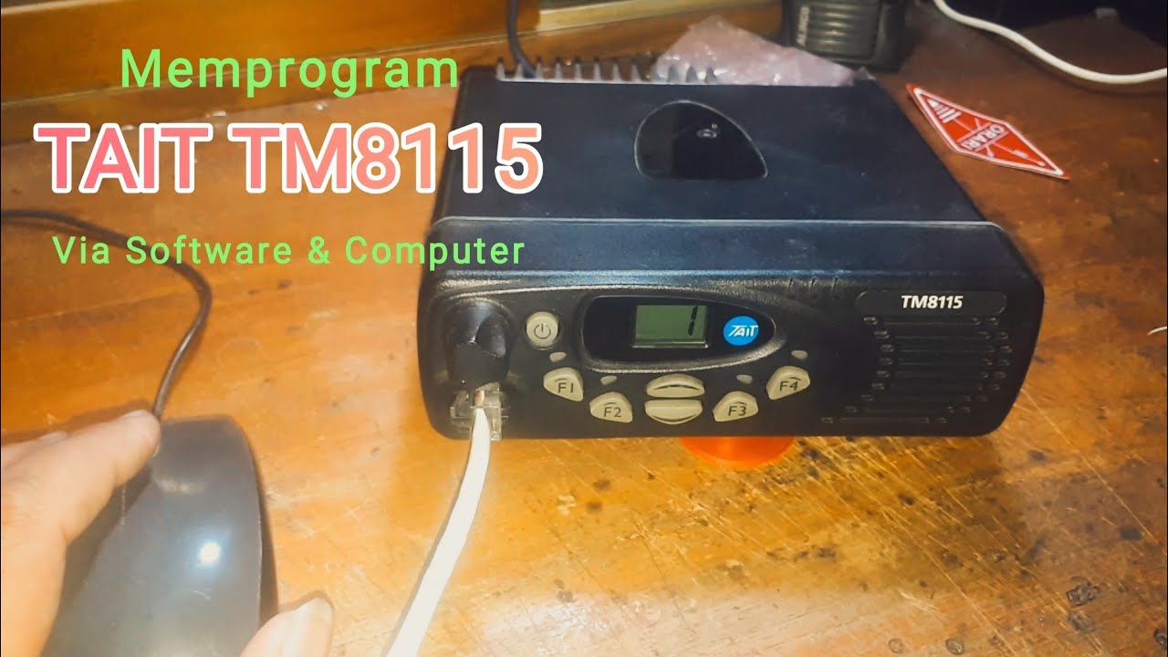 Cara program TAIT TM8115 TM8110 TM8105 VHF UHF