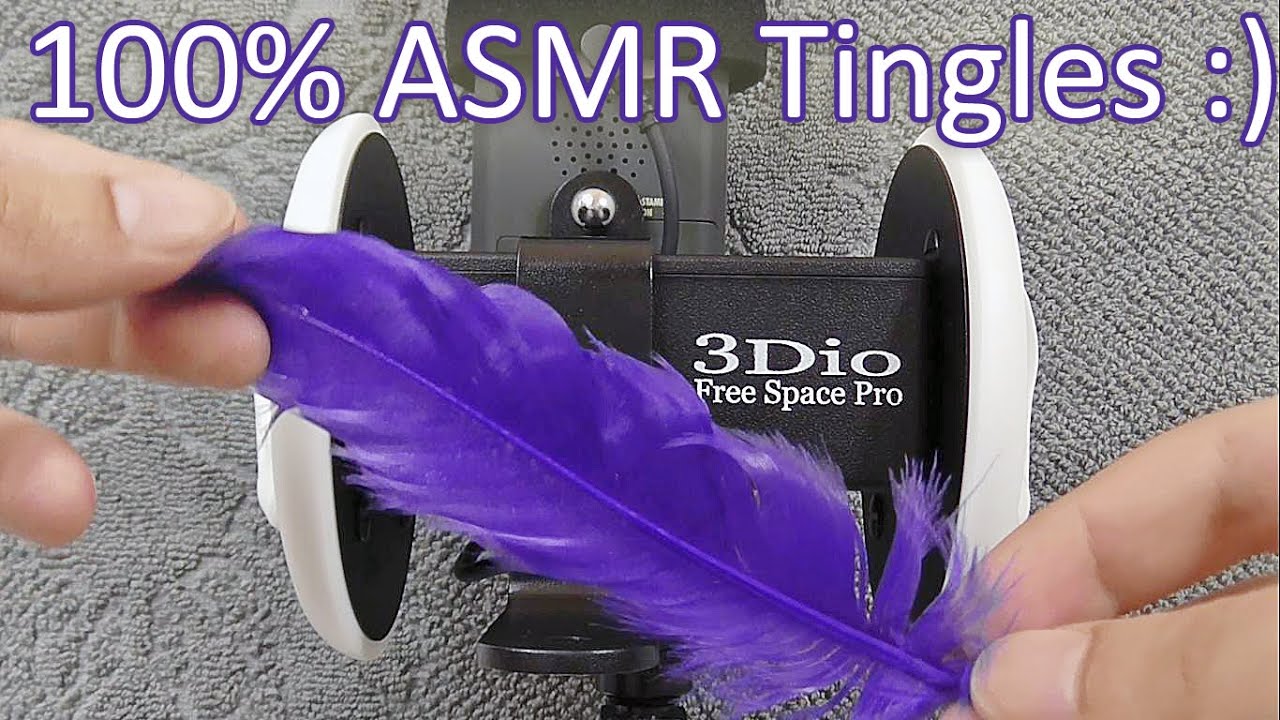 ASMR 3Dio Free Space Pro Binaural 3D Ear to Ear Tapping Scratching Crinkling