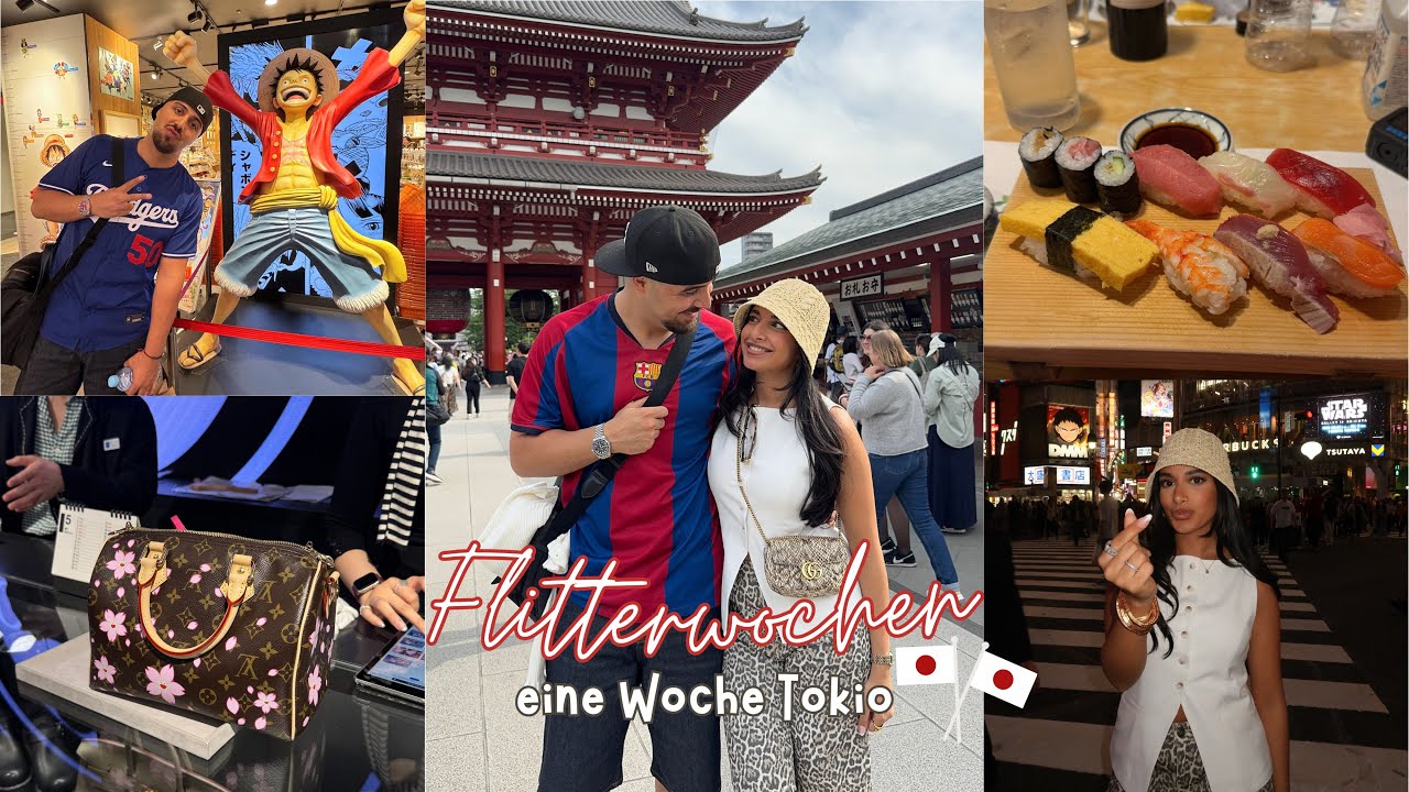 FLITTERWOCHEN 💍✨eine Woche Tokio 🇯🇵🍜🍣 | SARA & DOLUNAY