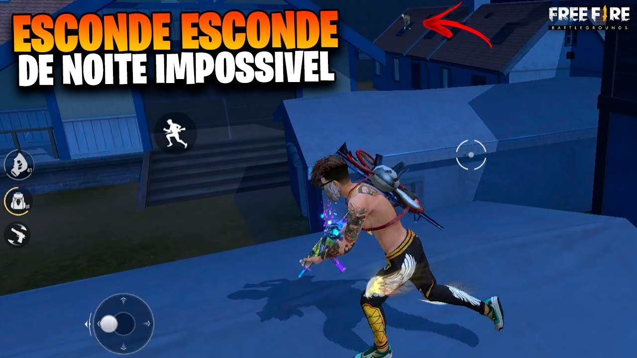 ESCONDE ESCONDE DE NOITE O MAIS DIFICIL ATÉ AGORA #freefire #ff