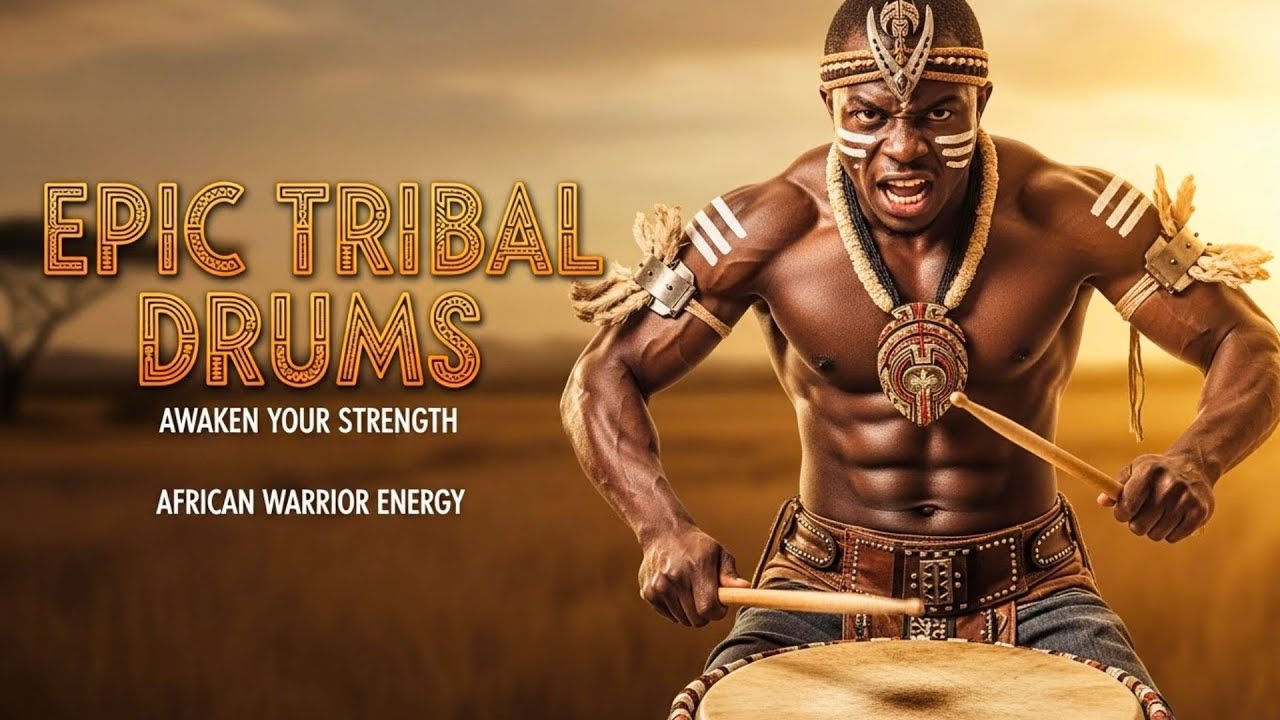 Epic Tribal Drums 🥁 African Warrior Energy That Awakens Strength