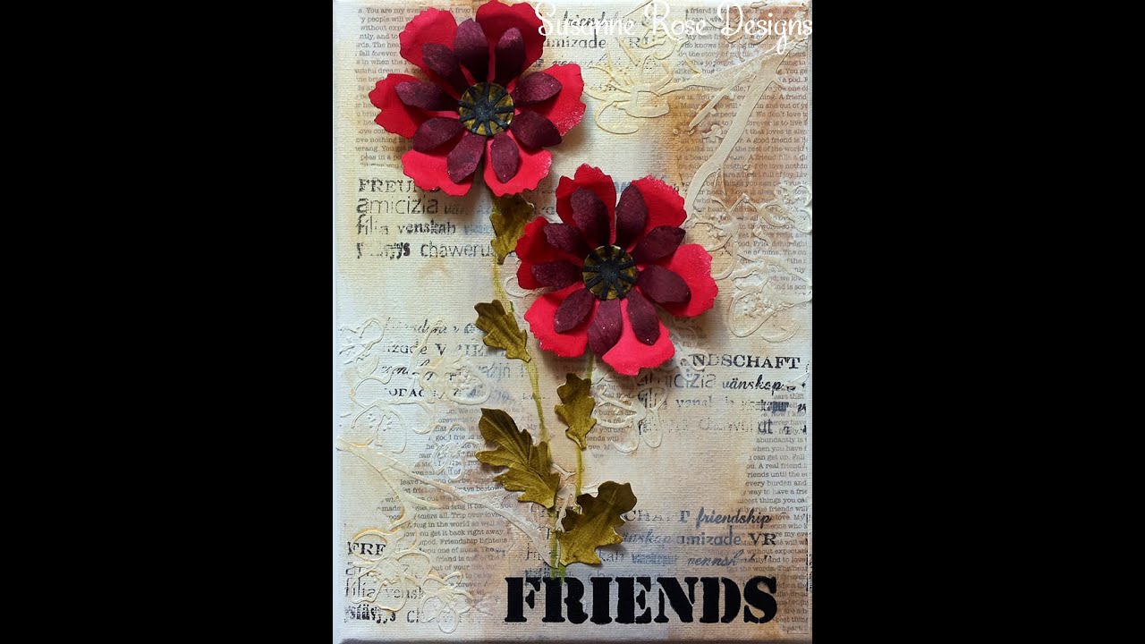 Mixed Media Canvas Tutorial with Art Anthology 