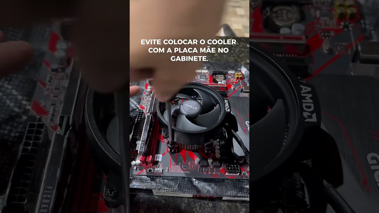 Tutorial como instalar processador e cooler AMD