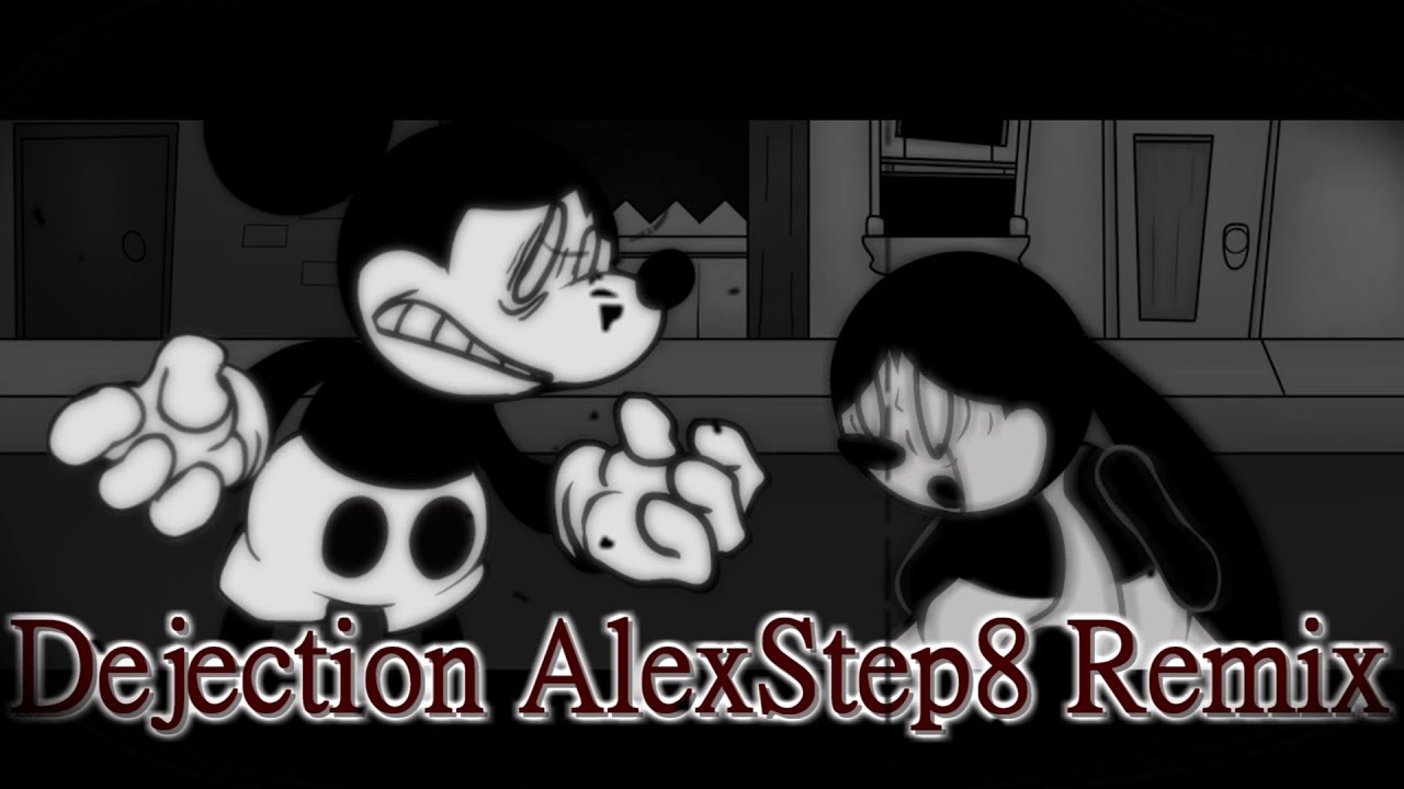 【FNF】Dejection AlexStep8 Remix but Mickey Mouse and Oswald sings it