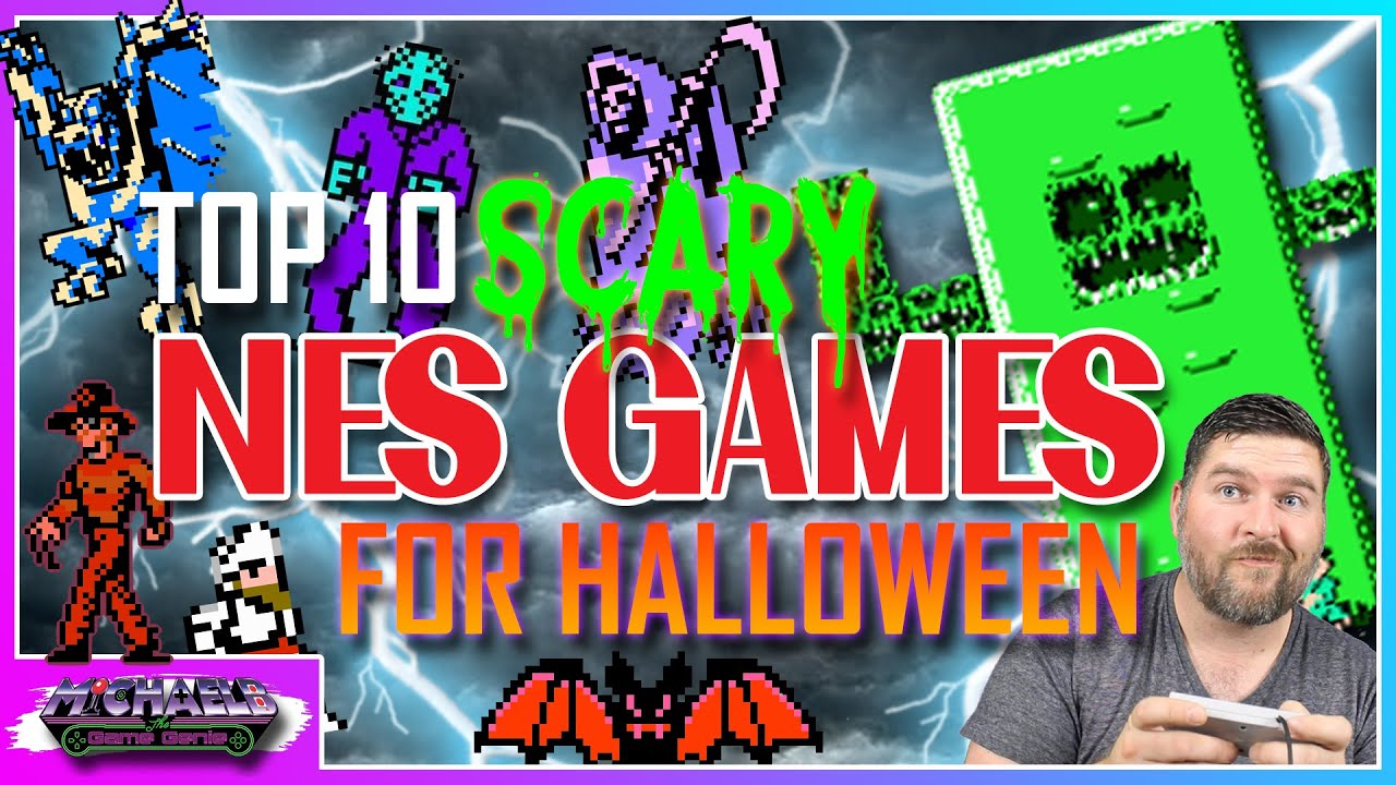 Top 10 Scary NES Games For Halloween | MichaelBtheGameGenie