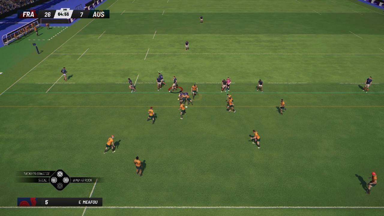 Rugby 25 grubber try