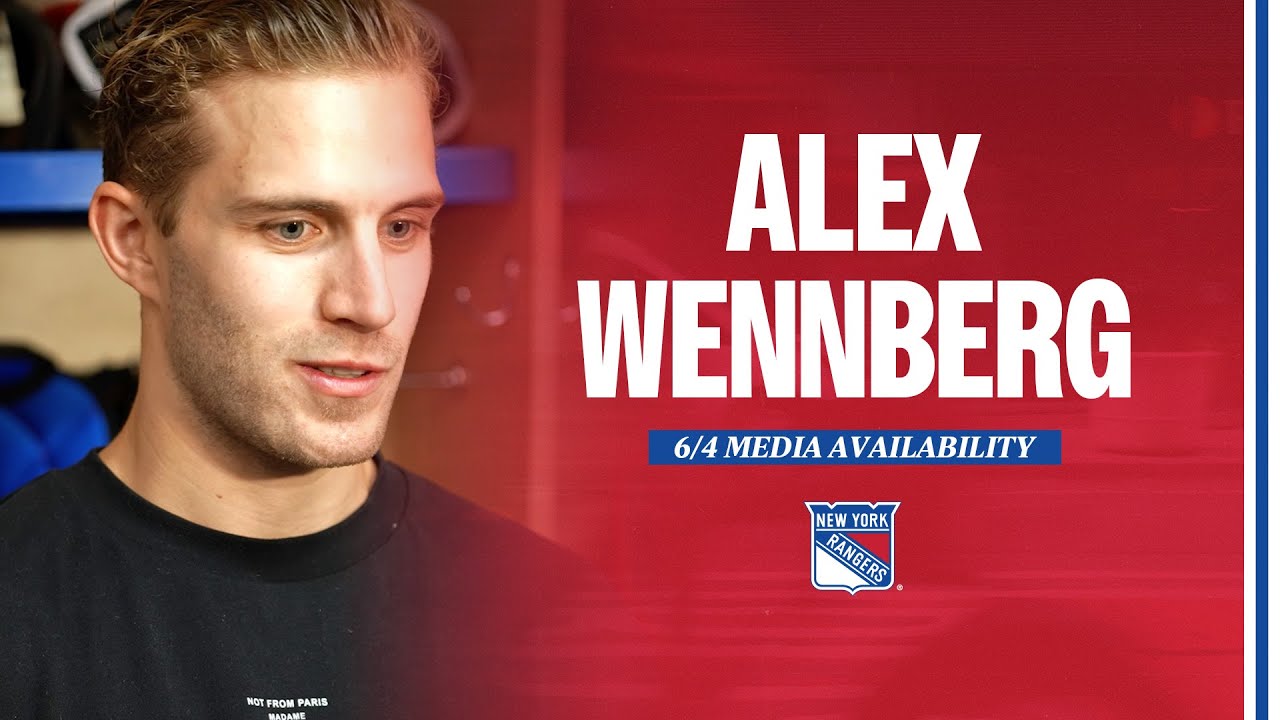 NYR 2024 Exit Day: Alex Wennberg Media Availability | June 4, 2024