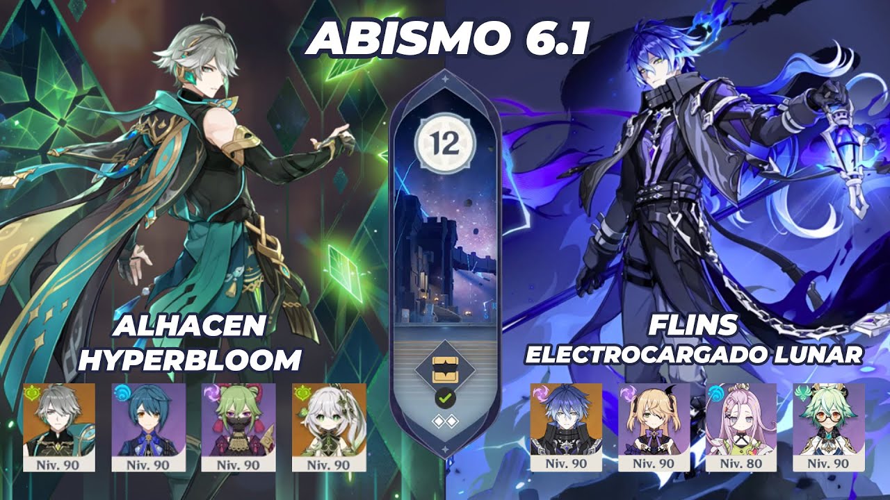 Alhacen C0 & Flins C0 - ABISMO ESPIRAL 12 - Genshin Impact 6.0