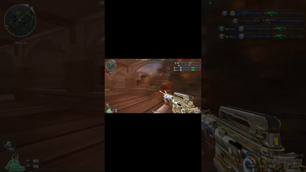 CROSSFİRE  4K  KİLL Clan match bodur cf