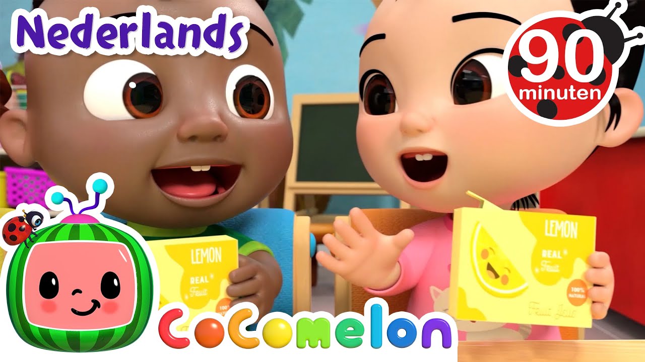 Kleurenpuddinglied | CoComelon Nederlands - Kinderliedjes