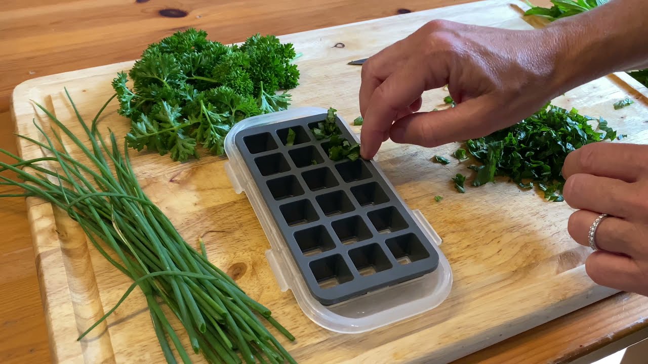 Dry and Freeze Herbs / Sécher et congeler ses fines herbes