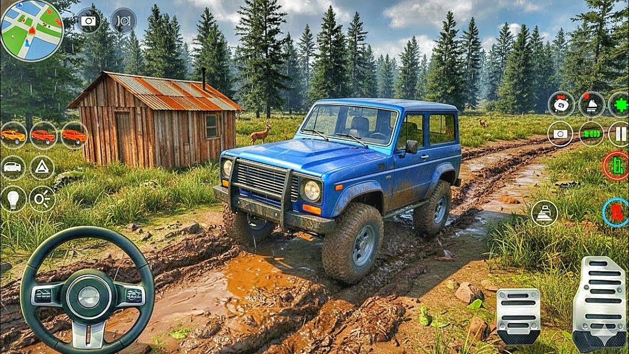 Offroad Jeep Driving 4x4 - Jeep Game | Jeep Game 3D Gameplay - जीप ड्राइविंग 3D गेम | गाड़ी वाला गेम