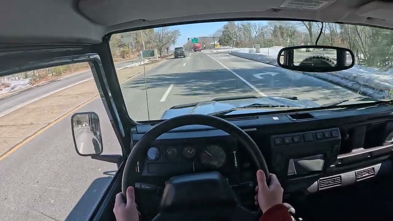 1993 Land Rover Defender 110 POV Driving