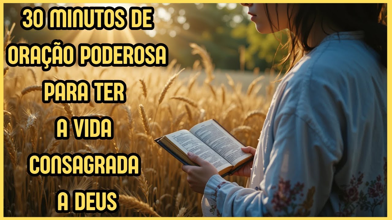ORAÇÃO DO DIA - PODEROSA ORAÇÃO PARA TER A VIDA CONSAGRADA A DEUS