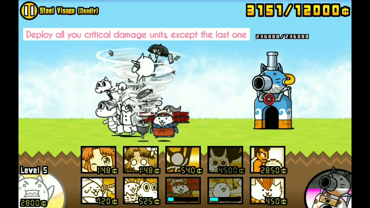The Battle Cats HOW TO: 100% get 2-3 cat tickets in facing danger