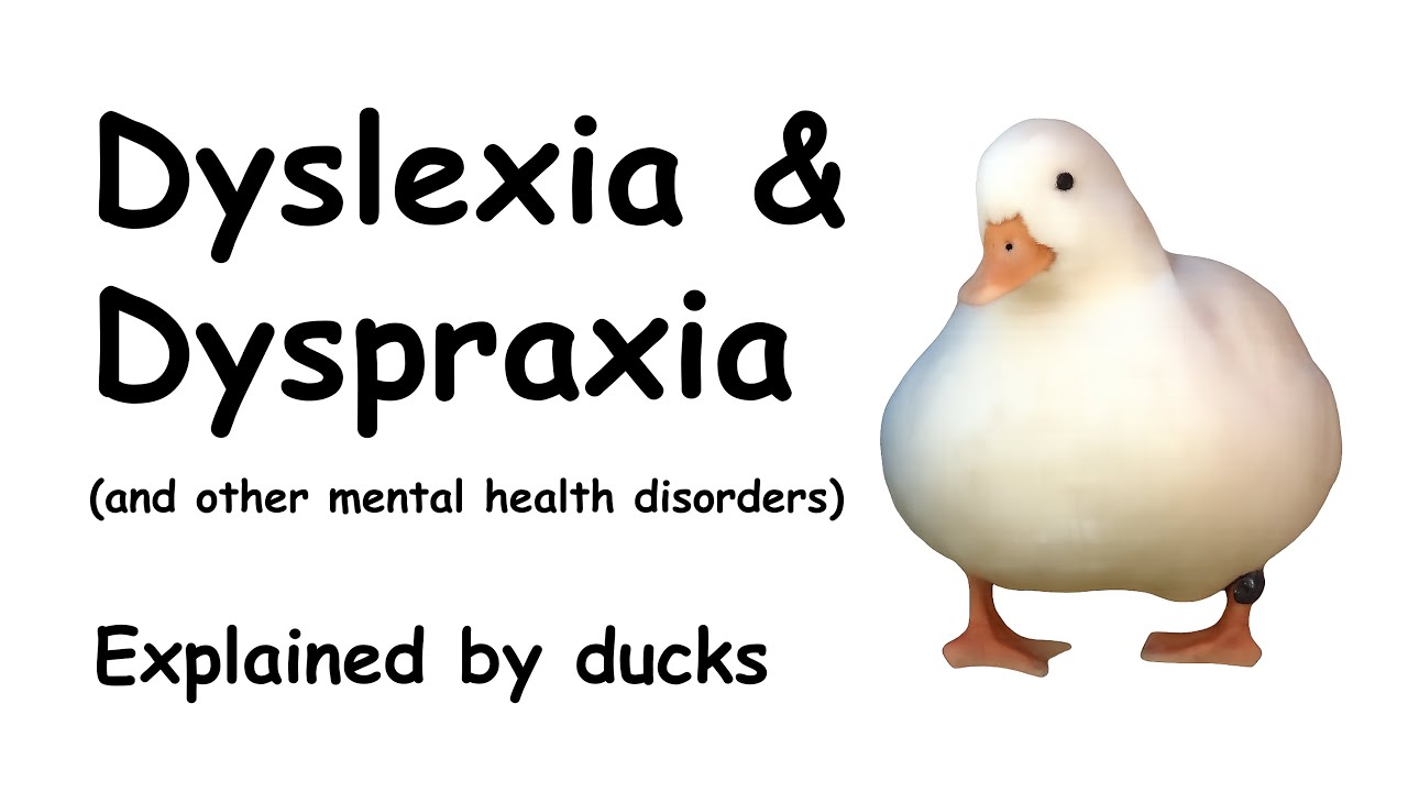Dyslexia, Dyspraxia & other disorders (explained by ducks)