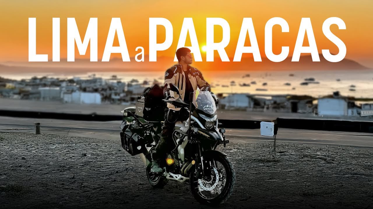 RUTA de LIMA a PARACAS en una MOTO CHINA! - Reserva Nacional 😦