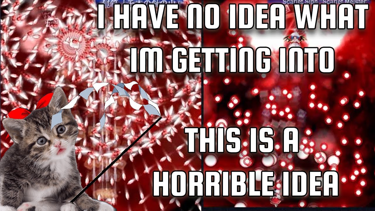Disgraced Gamer Plays Her First Bullet Hell Game (Touhou Project~The Embodiment of Scarlet Devil #1)