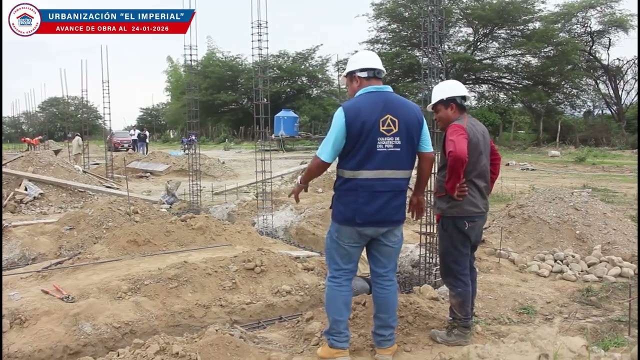 AVANCE DE OBRA AL 24  01 2026 - URB. EL IMPERIAL - OLMOS