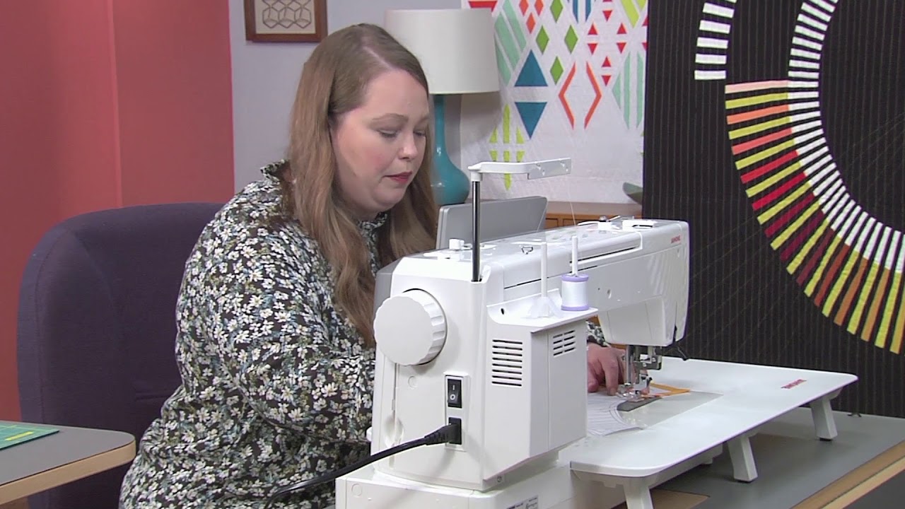 Paper piecing on Fresh Quilting with Audrey Esarey (306-2)