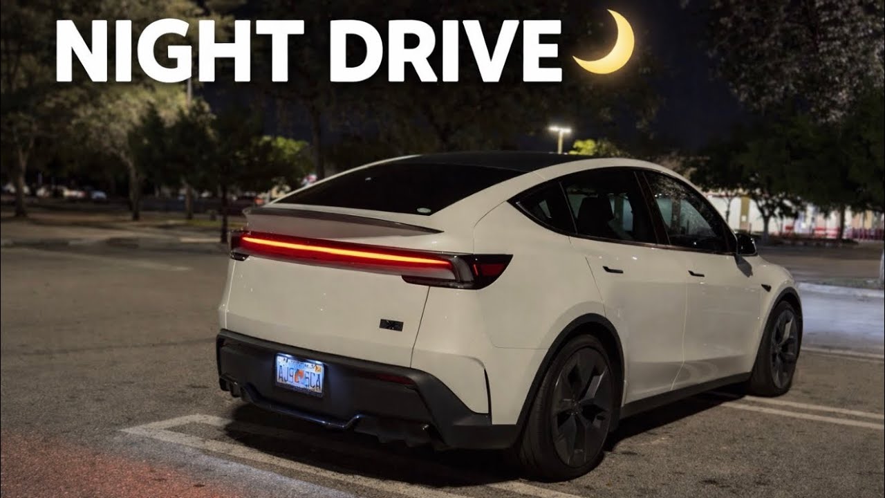 POV: Night Drive in the 2026 Tesla Model Y Performance