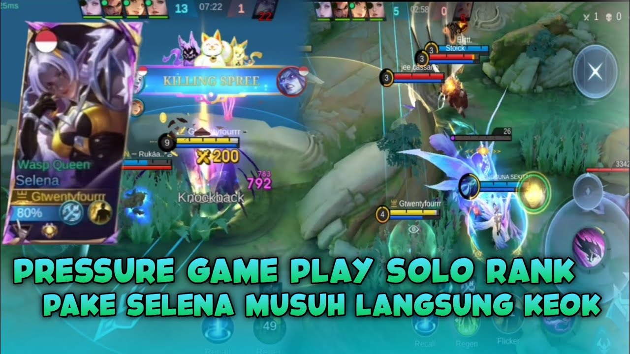 PRESURE GAME PLAY PAKE SELENA MIDLANE  