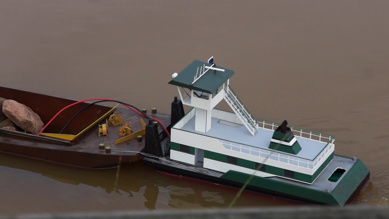 Schubboot Jonas mit 2 Schubleichter