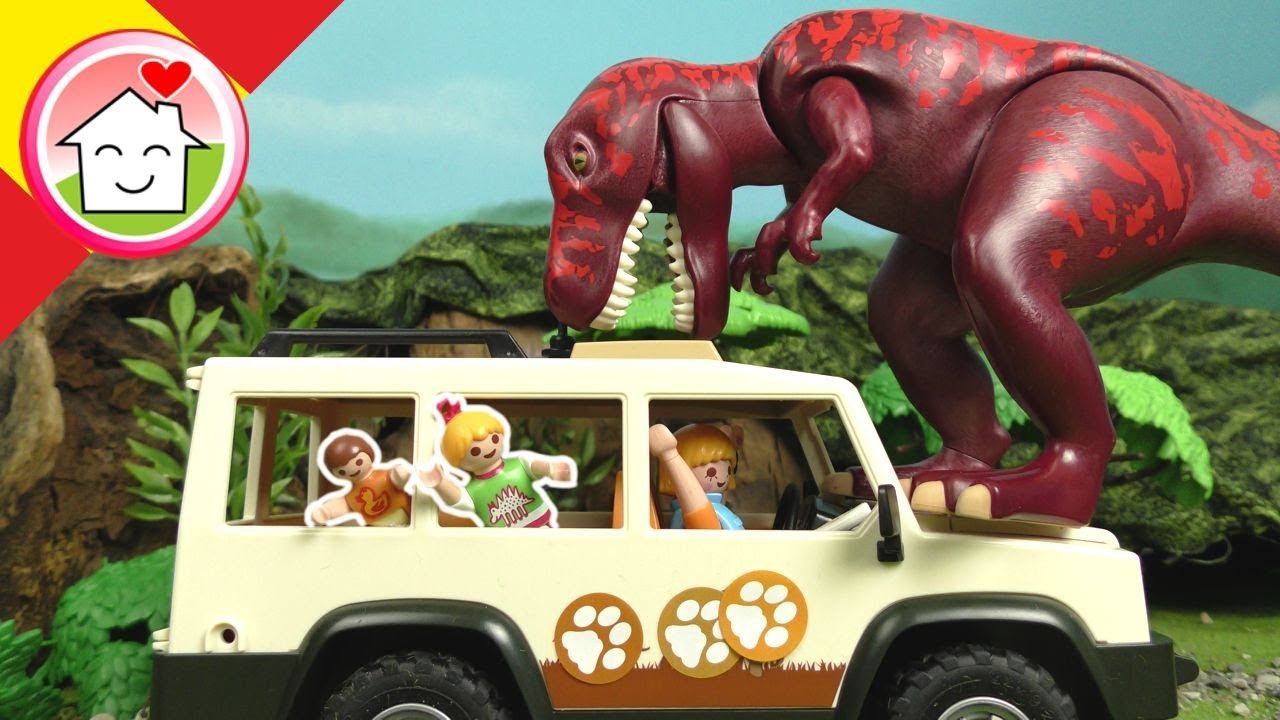 Playmobil en español Safari de dinosaurios - La Familia Hauser