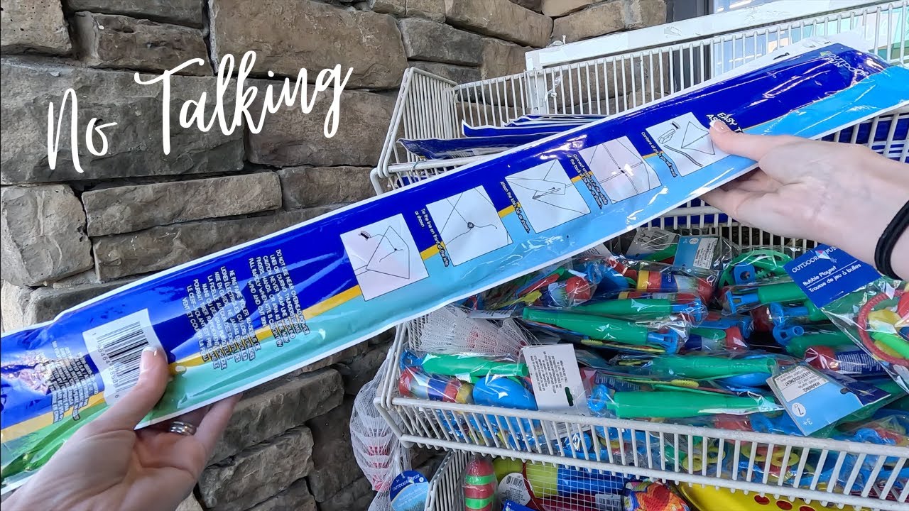 ASMR shopping Dollar General & Dollar Tree (no talking, organizing)