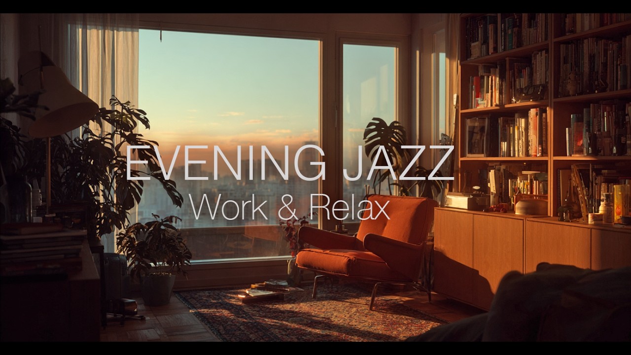 Evening Window Jazz 🌇 Relaxing Neo Soul for Sunset Work & Study (1 Hour)