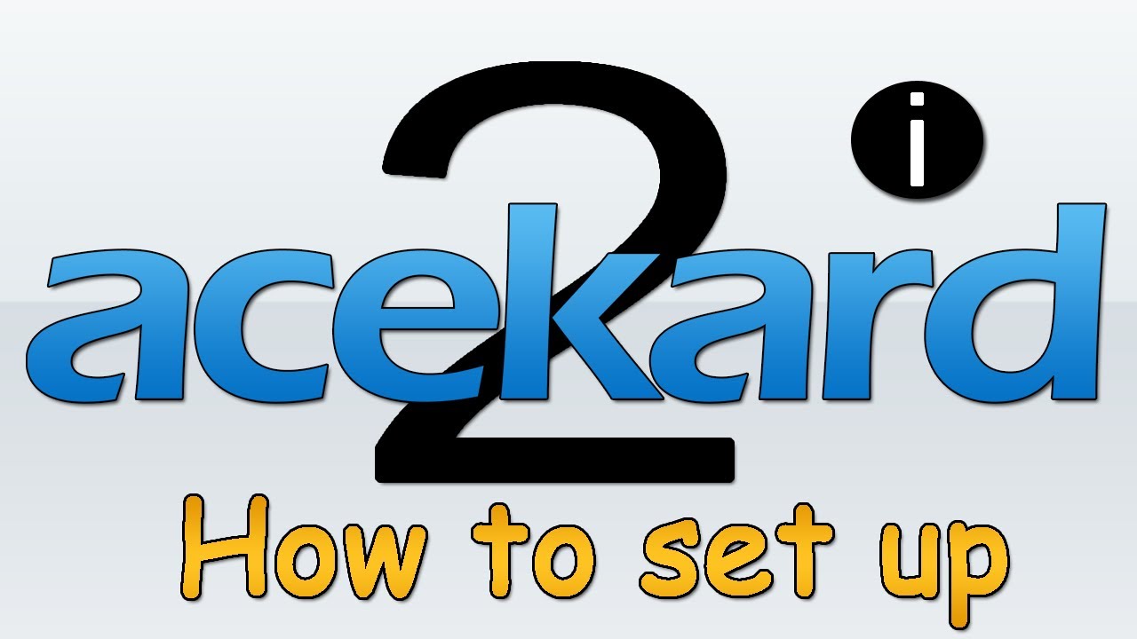 How to set up Acekard 2i