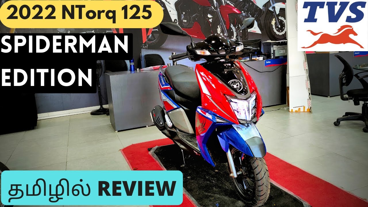 2022 TVS Ntorq 125 Super Squad Spiderman Edition Tamil Review | Mileage | Price |  Nithins Reviews